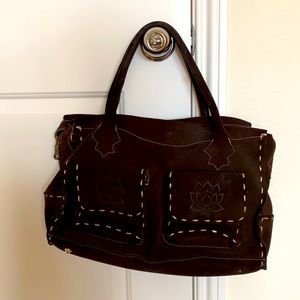 Tylie Malibu brown suede purse